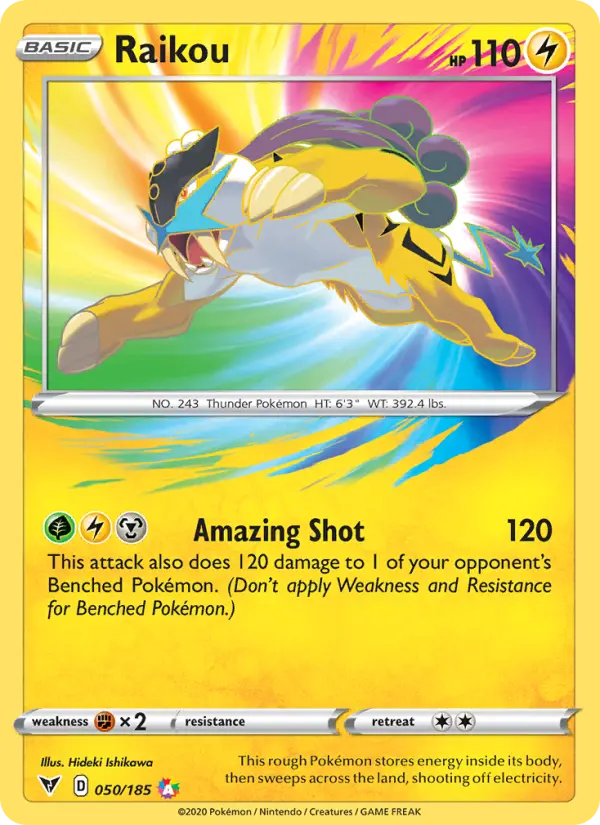 Raikou — Vivid Voltage card #50