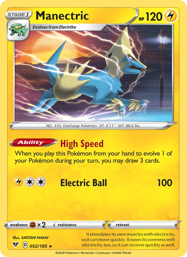 Manectric — Vivid Voltage card #52