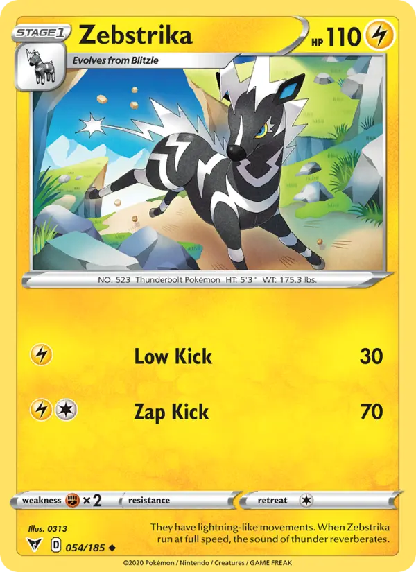 Zebstrika — Vivid Voltage card #54