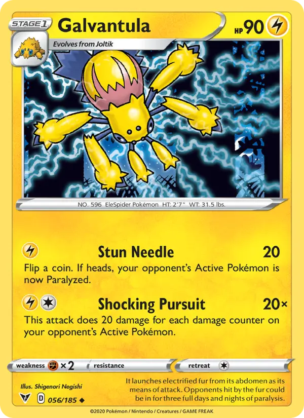 Galvantula — Vivid Voltage card #56