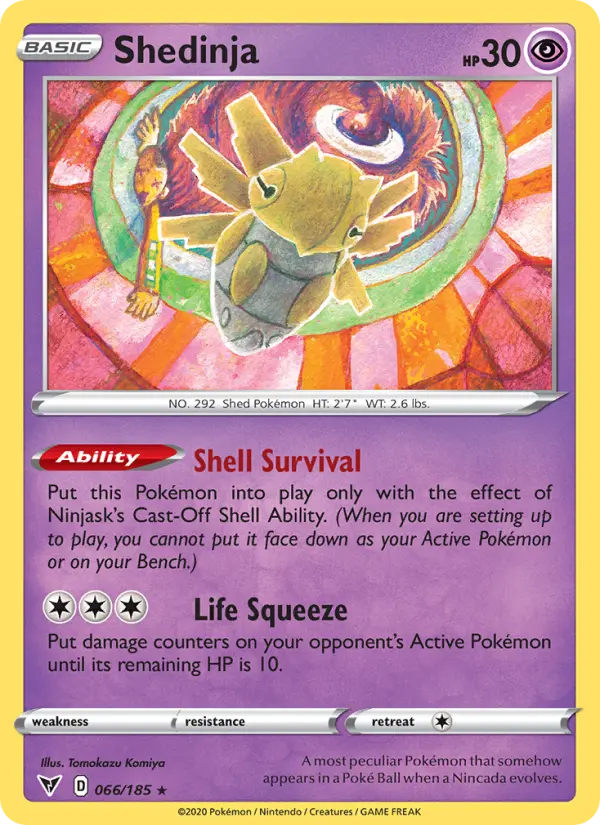 Shedinja — Vivid Voltage card #66