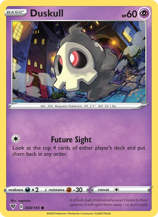 Duskull — Vivid Voltage card #69