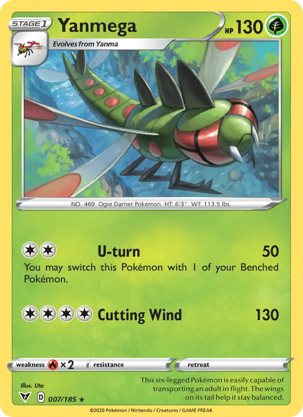 Yanmega — Vivid Voltage card #7
