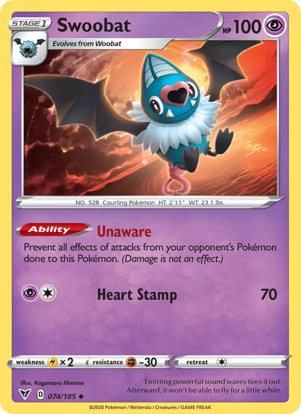 Swoobat — Vivid Voltage card #74