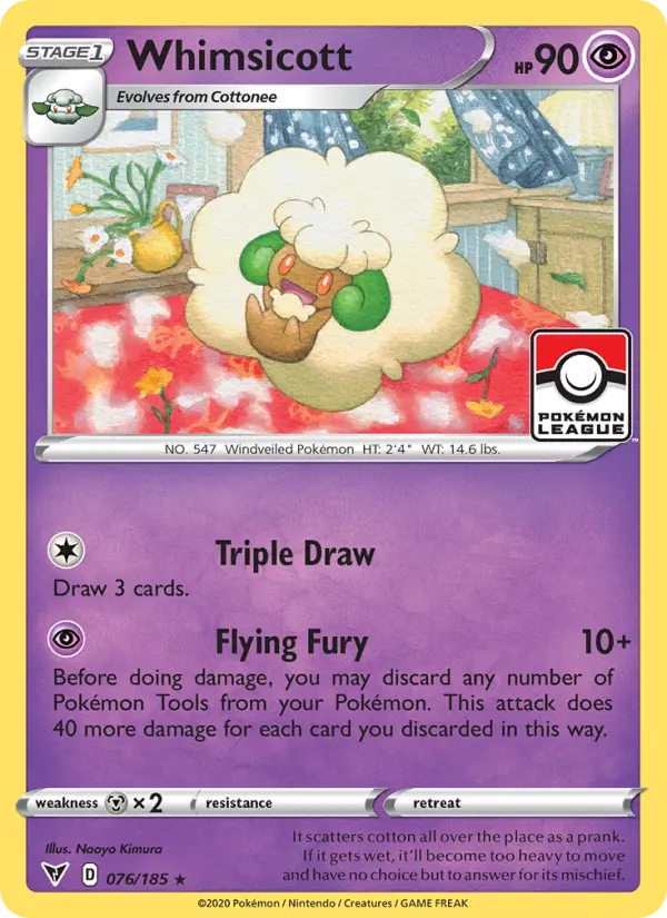 Whimsicott — Vivid Voltage card #76
