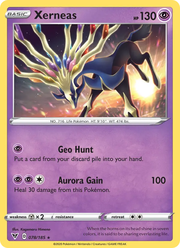 Xerneas — Vivid Voltage card #78