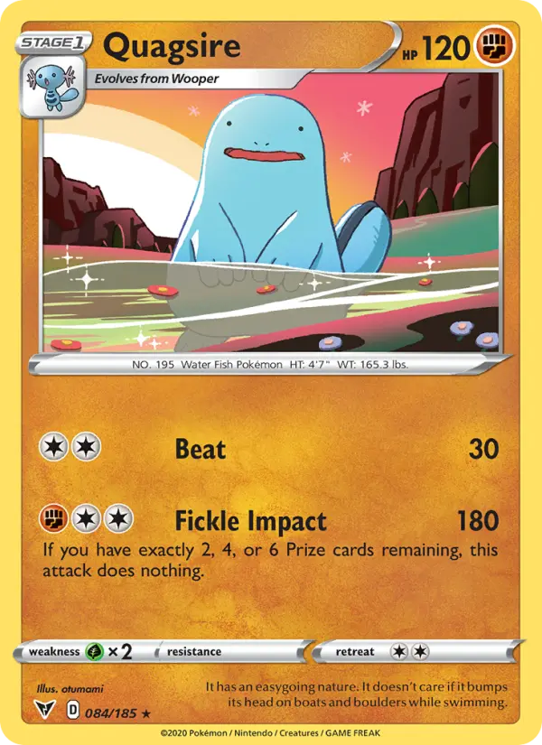 Quagsire — Vivid Voltage card #84