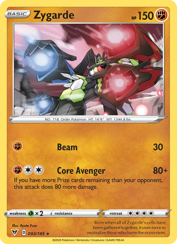 Zygarde — Vivid Voltage card #93