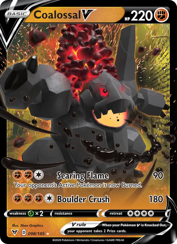 Coalossal V — Vivid Voltage card #98