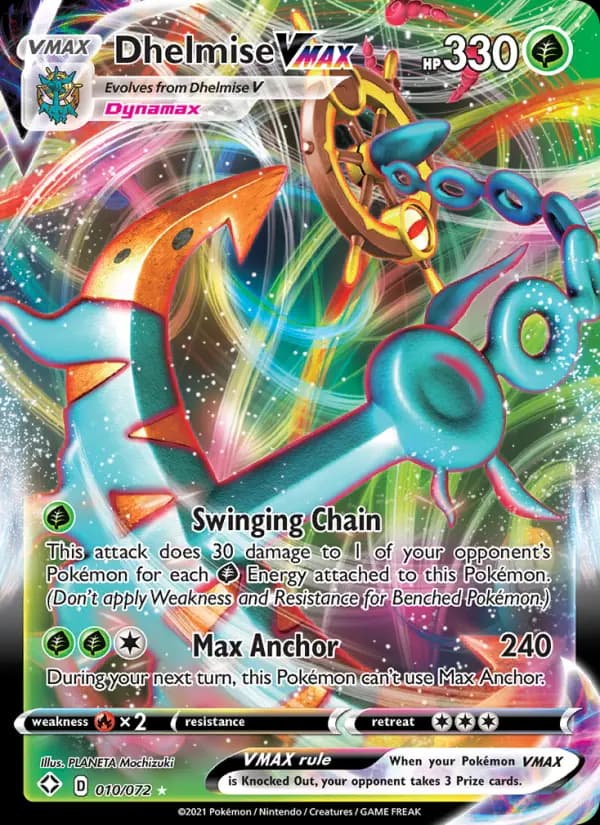 Dhelmise VMAX — Shining Fates card #10
