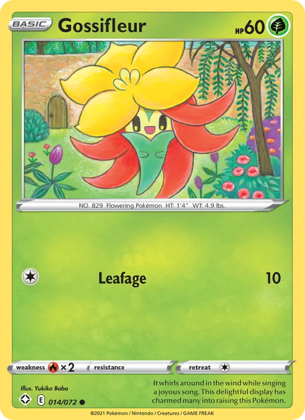 Gossifleur — Shining Fates card #14