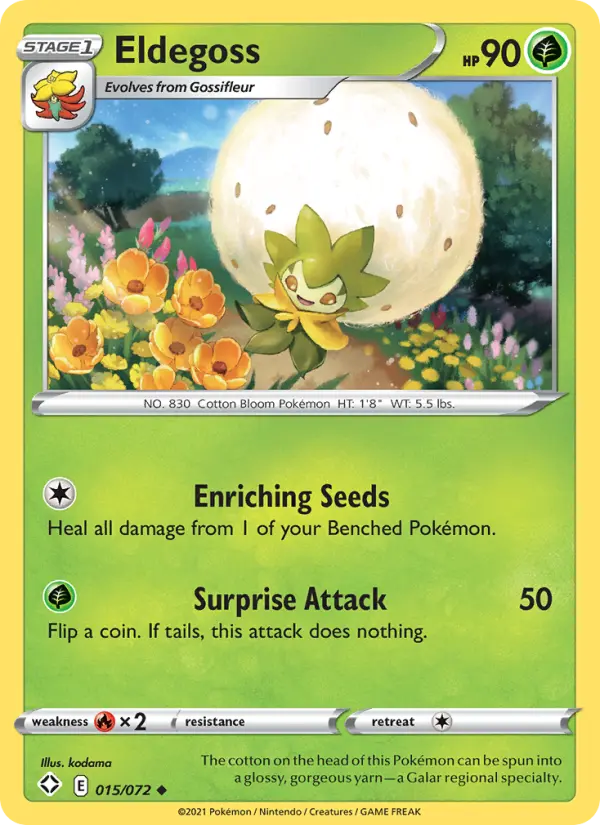Eldegoss — Shining Fates card #15