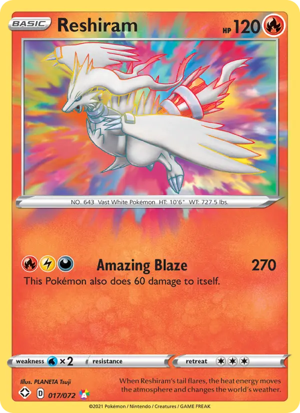 Reshiram — Shining Fates card #17