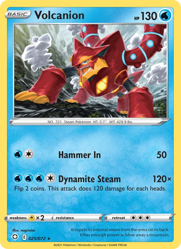 Volcanion — Shining Fates card #25