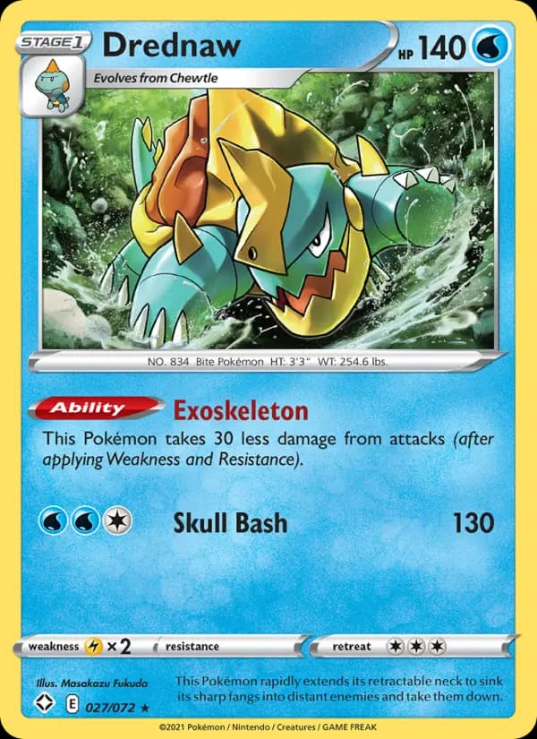 Drednaw — Shining Fates card #27