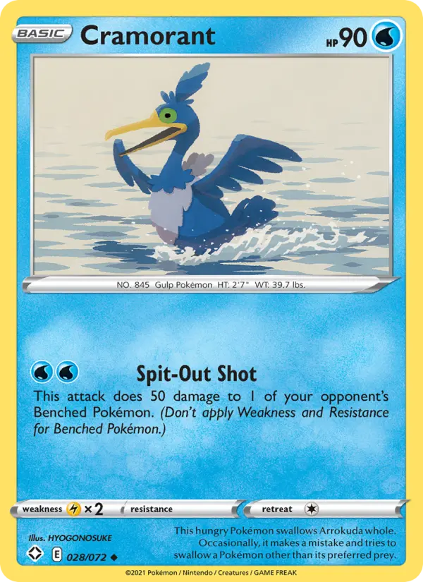 Cramorant — Shining Fates card #28