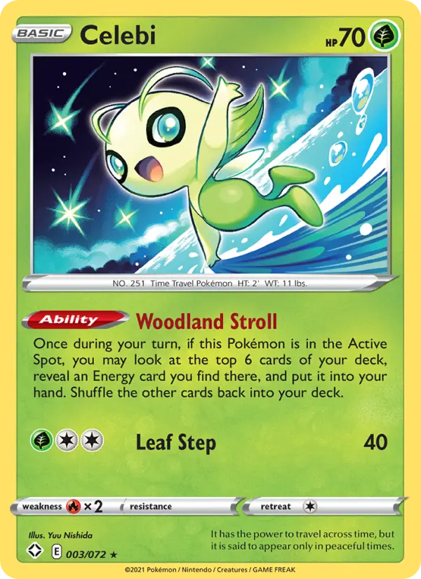 Celebi — Shining Fates card #3