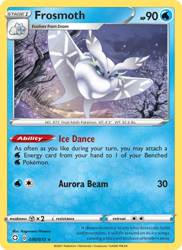 Frosmoth — Shining Fates card #30
