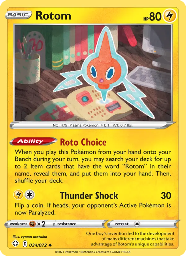 Rotom — Shining Fates card #34