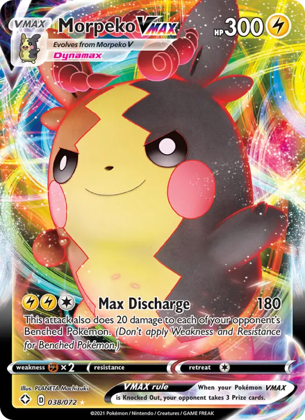 Morpeko VMAX — Shining Fates card #38