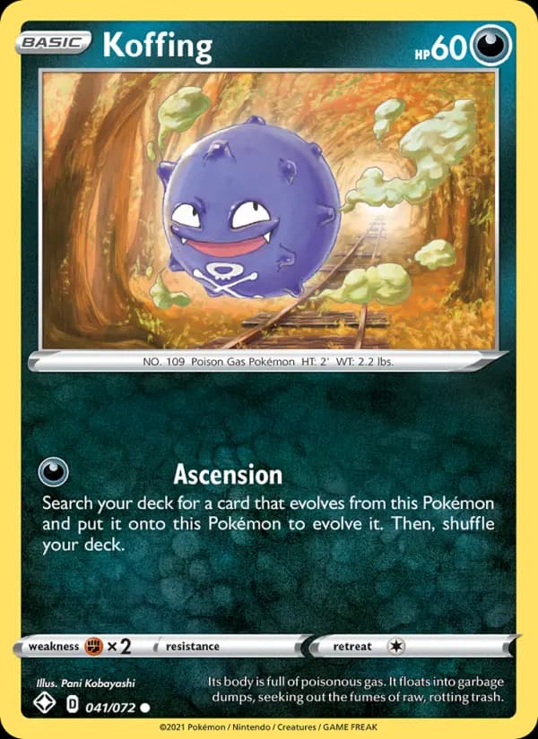 Koffing — Shining Fates card #41