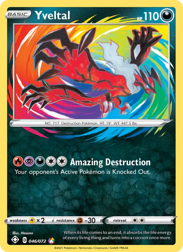 Yveltal — Shining Fates card #46