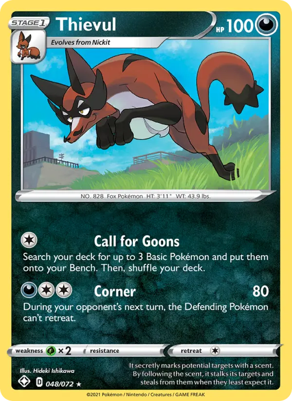 Thievul — Shining Fates card #48