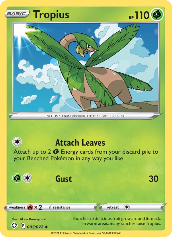 Tropius — Shining Fates card #5
