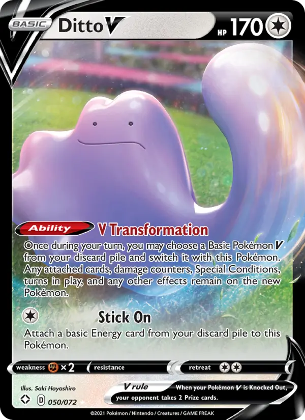 Ditto V — Shining Fates card #50