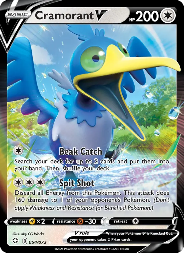 Cramorant V — Shining Fates card #54