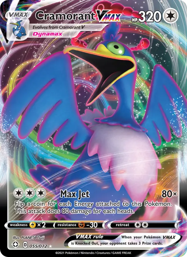 Cramorant VMAX — Shining Fates card #55