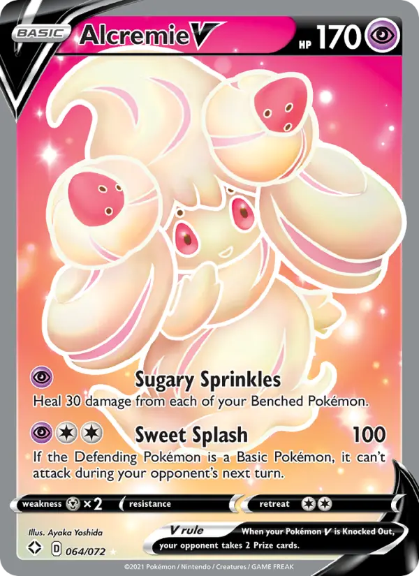 Alcremie V — Shining Fates card #64