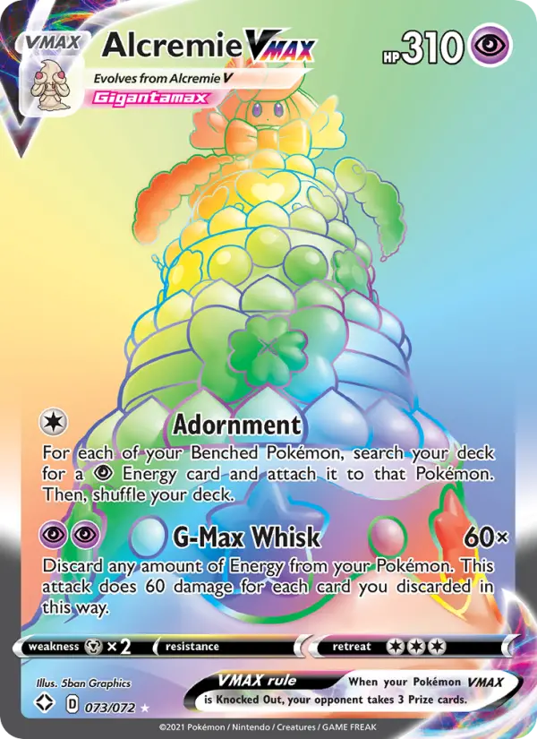 Alcremie VMAX — Shining Fates card #73