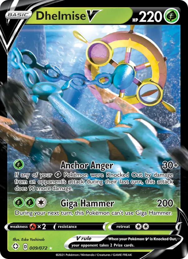 Dhelmise V — Shining Fates card #9