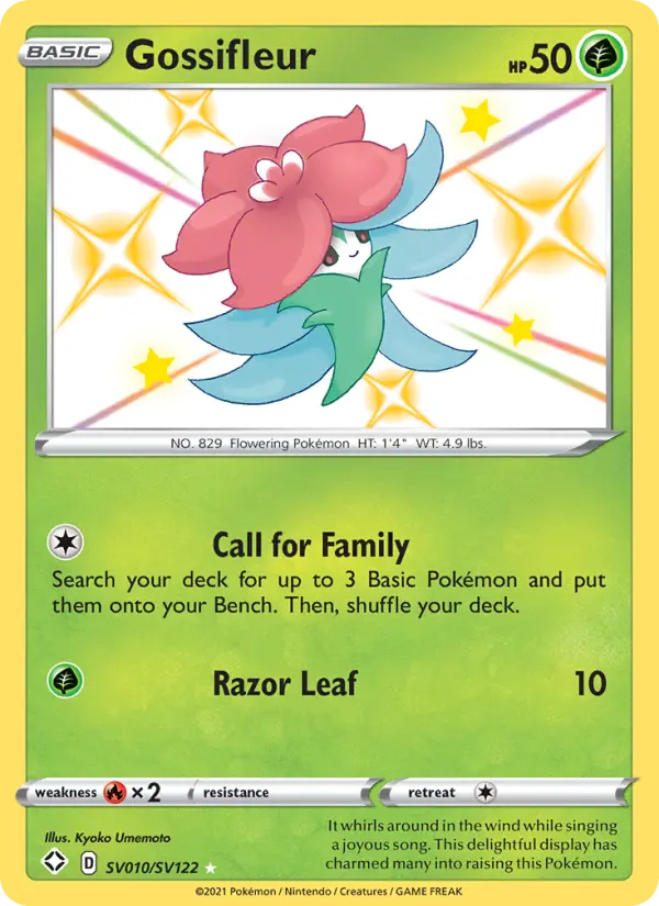 Gossifleur — Shining Fates card #SV010