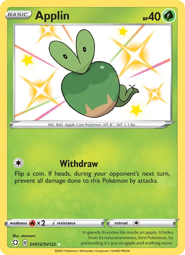 Applin — Shining Fates card #SV012