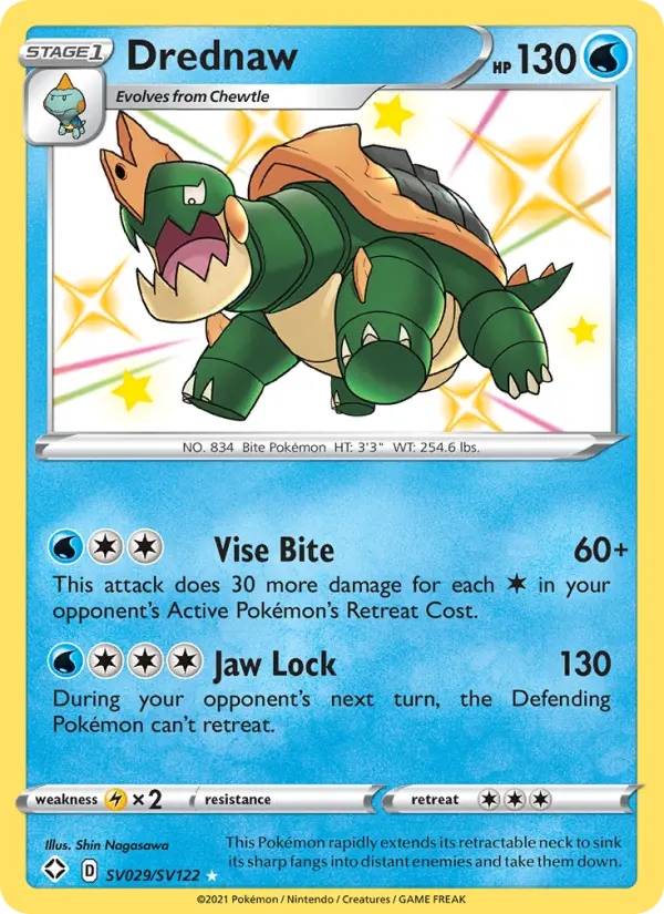 Drednaw — Shining Fates card #SV029