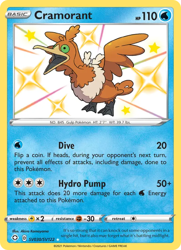 Cramorant — Shining Fates card #SV030