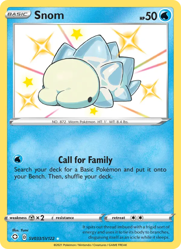 Snom — Shining Fates card #SV033