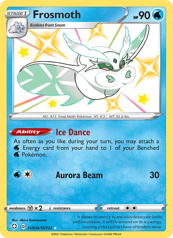 Frosmoth — Shining Fates card #SV034