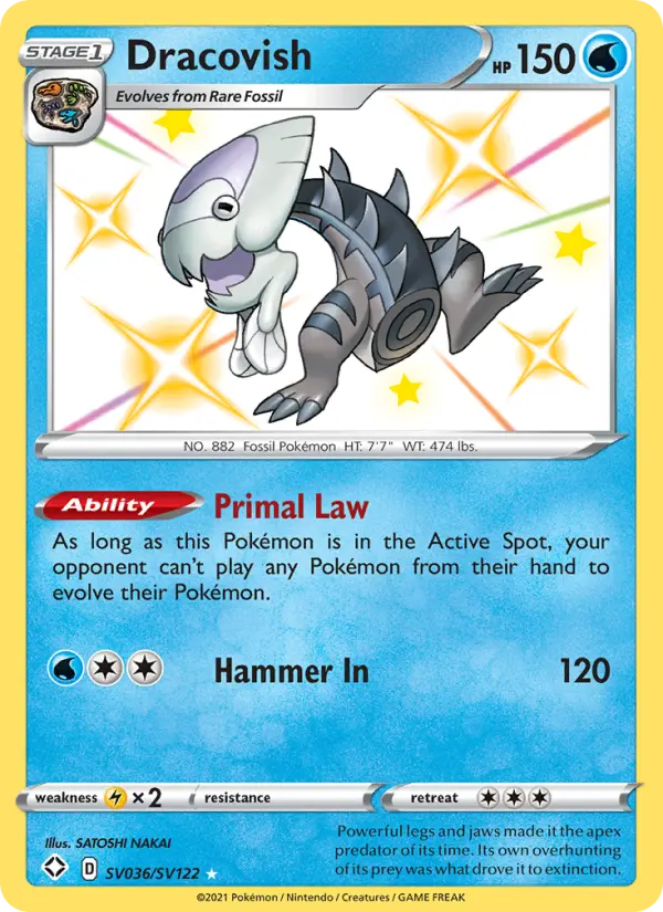 Dracovish — Shining Fates card #SV036