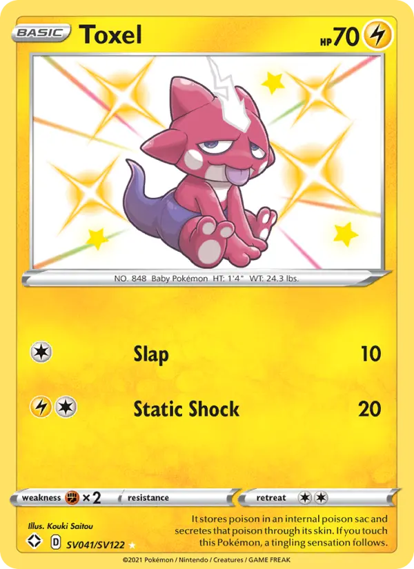 Toxel — Shining Fates card #SV041