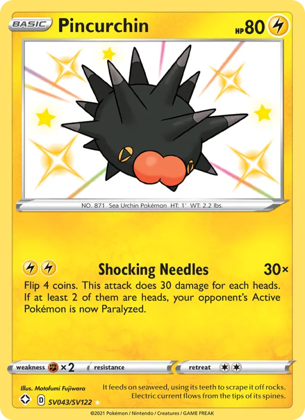 Pincurchin — Shining Fates card #SV043