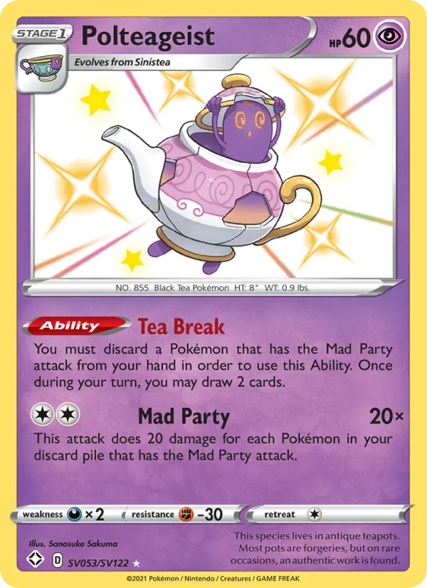 Polteageist — Shining Fates card #SV053