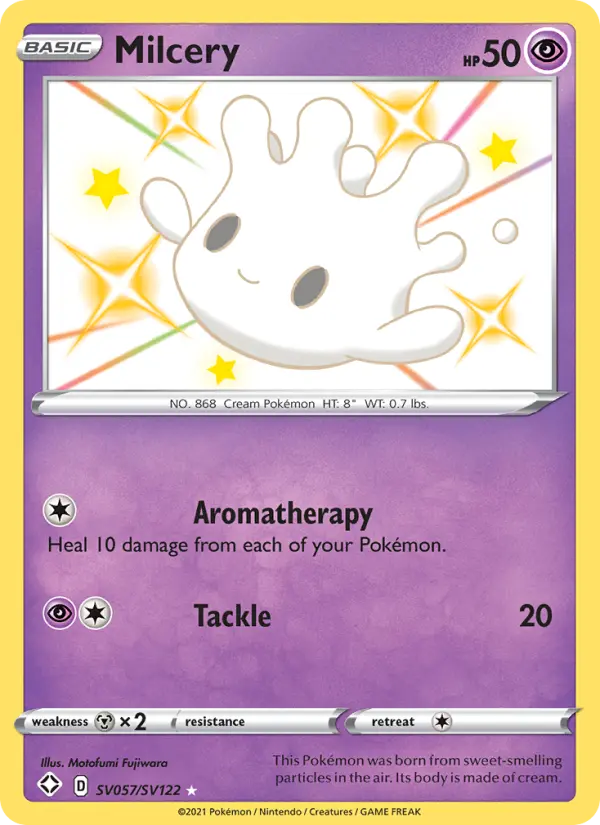 Milcery — Shining Fates card #SV057