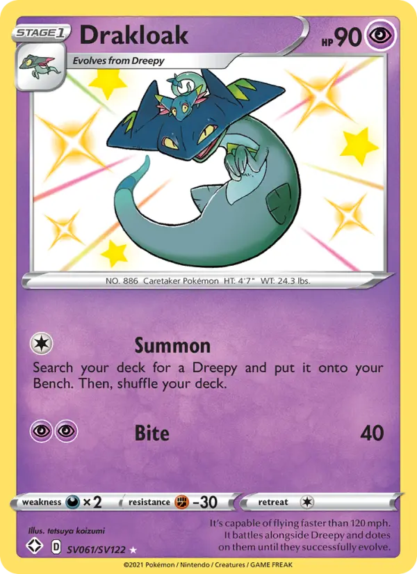 Drakloak — Shining Fates card #SV061