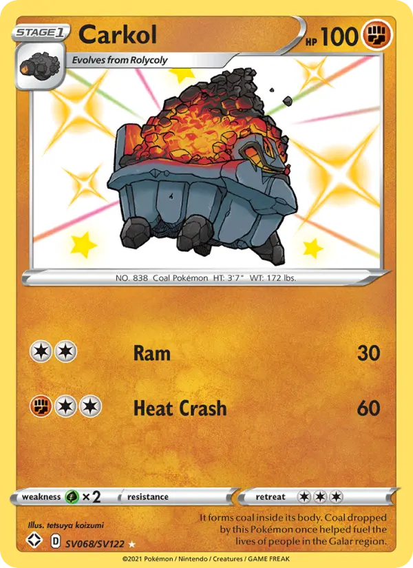 Carkol — Shining Fates card #SV068