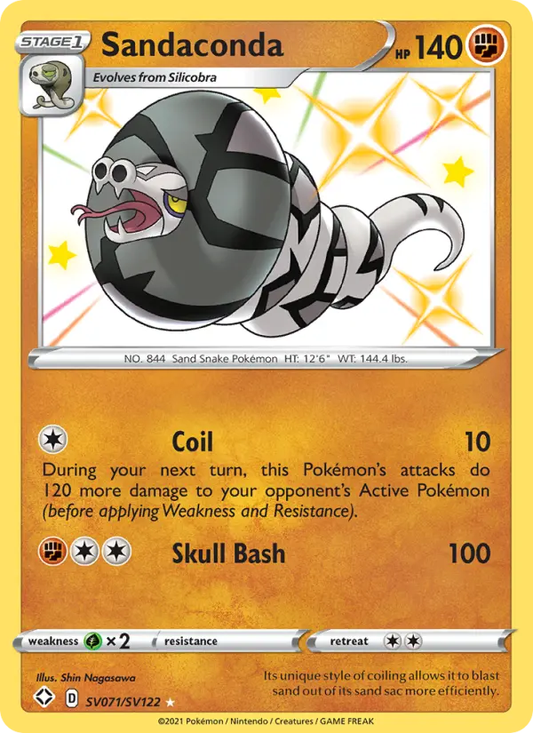 Sandaconda — Shining Fates card #SV071