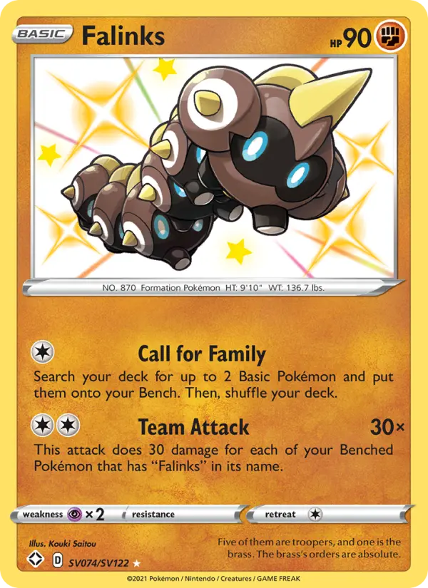 Falinks — Shining Fates card #SV074