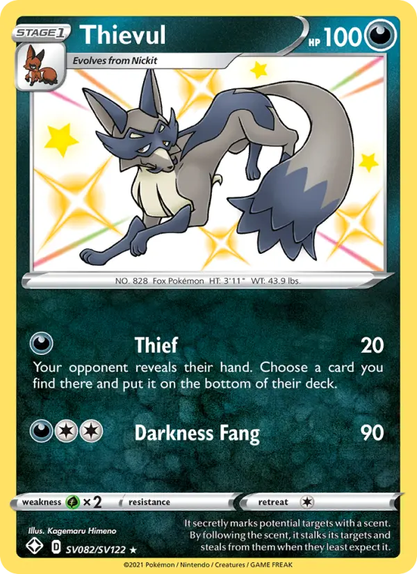 Thievul — Shining Fates card #SV082